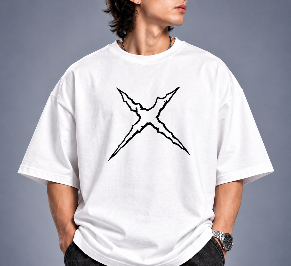 Luffy  streetwear   Oversized Tshirt