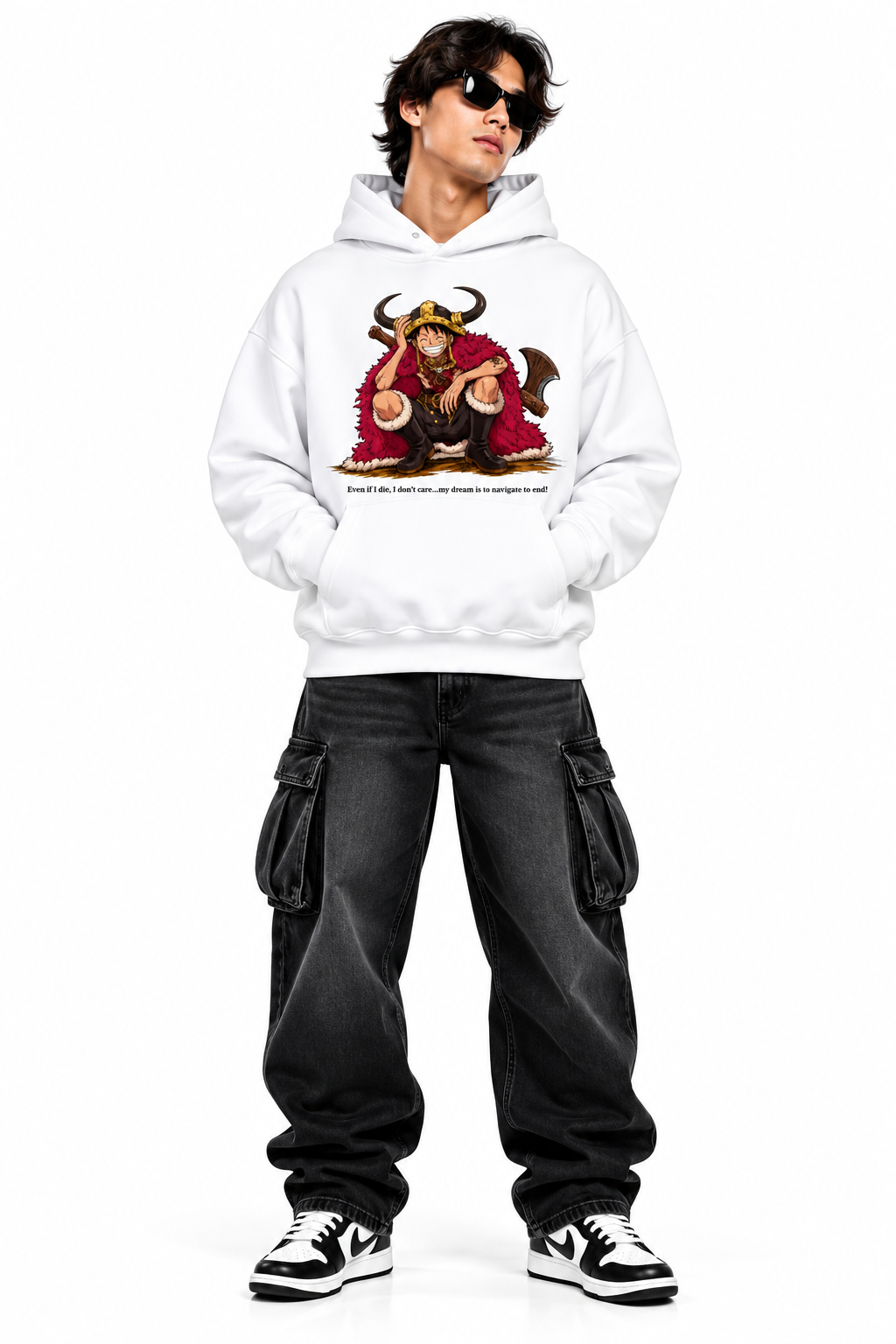 Luffy   streetwear  Oversized Hoodie