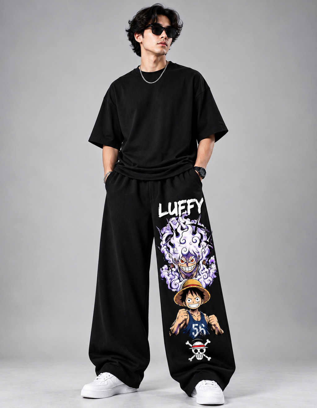 LUFFY  streetwear  Baggy