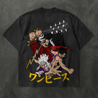 Luffy,Ace,Kaido Oversized Tshirt