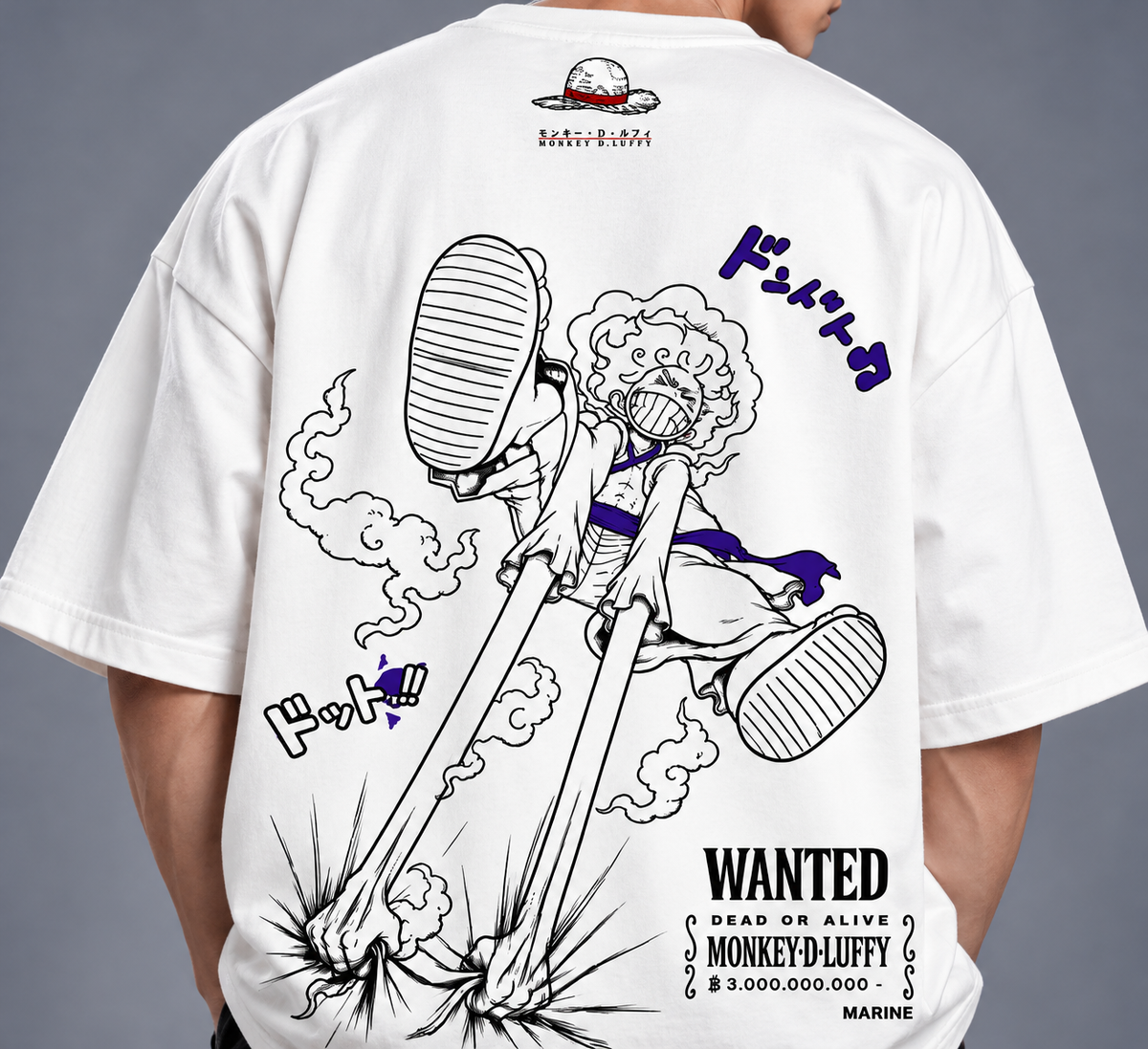 Luffy  streetwear   Oversized Tshirt