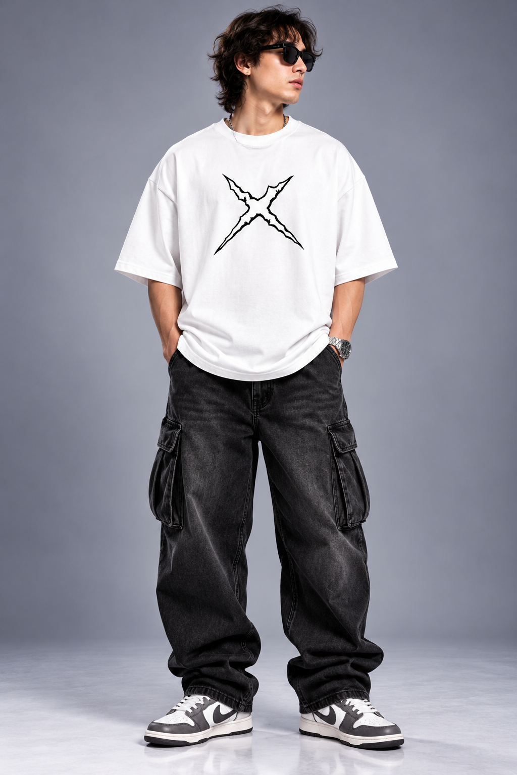 Luffy  streetwear   Oversized Tshirt