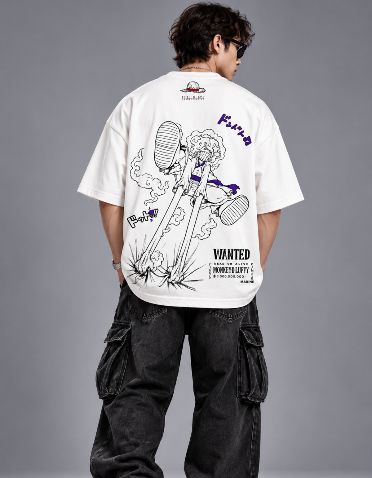 Luffy  streetwear   Oversized Tshirt